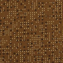 Cipher Copper Dots And Dashes Upholstery Fabric