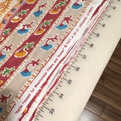 Kaffe Fassett 7 yards Organic Stripe Cotton Fabric 45″ Wide Multicolor GP-21