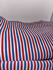 Red White Blue Stripe Stripe Knit 2 Way Stretch Fabric 3.5 Yards 64″ Wide