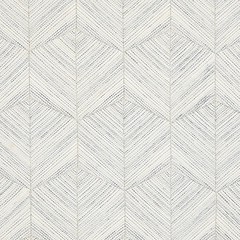 Schumacher’s HECETA Embroidery Geometric Global Blue Ivory 5.22 yds w/ Cutout