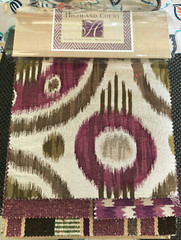 HIGHLAND COURT 52 pcs Global Collection Mulberry/Saffron Fabric Sample Book