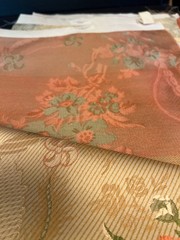 10 Floral silk fabric samples elegant designs High quality