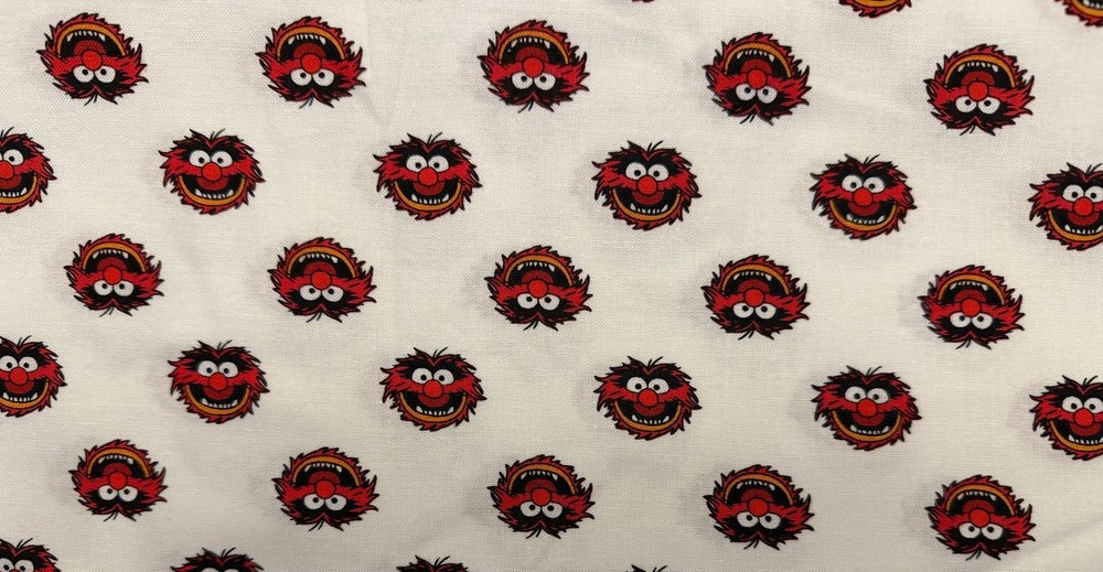 Muppets Animal Fabric Animal Faces Fabric Camelot ***3 YARDS***