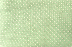 Vintage Lime Green White Flocked Swiss Dot Semi Sheer Cotton Fabric 4 1/2 yds