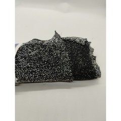 Dark Gray Fabric With Silver And Sequins – 45″ Wide x 27″ Long