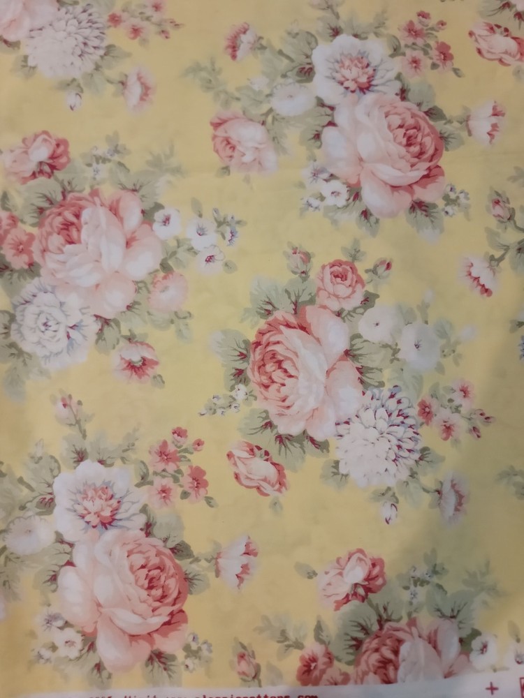 Cotton fabric Classic Cottons 2005, 2 pieces: 3 yds each x 44″ could be backing