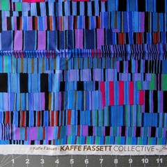 Kaffe Fassett Coll., SHIRT STRIPE, Blues, GP51, Free Spirit, One Yard