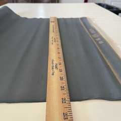 SILK, GRAY FABRIC 6 Yards x 22 Inches Wide or 216 Inches x 22 Wide