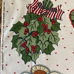 Vintage 1993 Susan Winget #2024 Fabric Traditions Christmas Appliques Panel