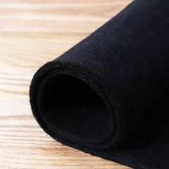 1~10PCS Felt Fabric Adhesive Sheets Black Multipurpose Sticky Glue Velvet Sheet