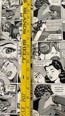 Alexander Henry Fabric Sewing Woes 2017 Black White Cotton Novelty Print 2 Yards