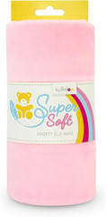 Plush Fabric | Solid Baby Pink Minky Fabric for Sewing | Super Soft Cuddle Mater