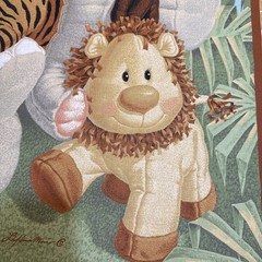 Jungle Babies 35″ x 44″ Panel Patty Reed, Fabric Traditions for Nursery Baby