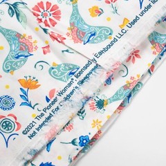 Pioneer Woman Cotton Quilting Fabric BTHY Birds Turquoise Pink Floral Half Yard