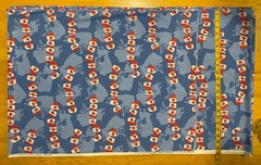 13.75 Yds Fabricland R.E.D. Canada World Map Flag Lettering 100% Cotton Fabric