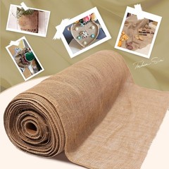 SOLD BY THE YARD: Burlap Fabric 40″ Wide Natural Multipurpose Fabric