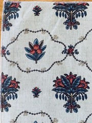 Samarcand Selections Linen Cotton Nylon Upholstery Fabric Sample 17” X 26”