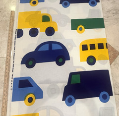 BRAND NEW 3.33 Yards Marimekko Bo Boo Vehicle Multi Color Fabric-one piece