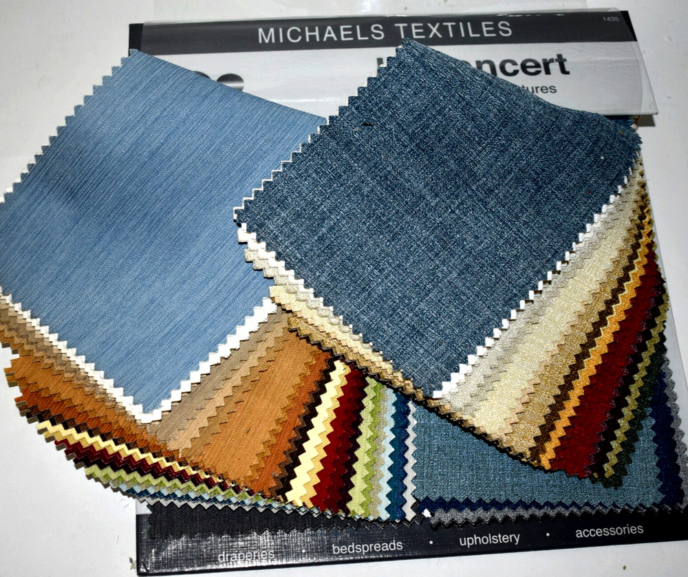 FABRIC SAMPLE BOOK Multi-Color RHYTHM—LYRIC Multi-Purpose Textures 66pcs LOT