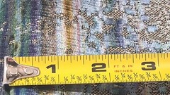 Woven Tapestry Jacquard Fabric Remnant Landscape Design 59×65 Heavy Decor