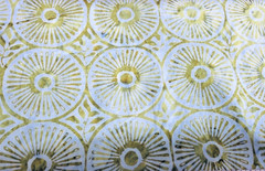 Beautiful Longitude Medallion Batiks Kate Spain in Citrine by Moda 22″X 14″