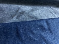 9oz Medium Wash Indigo Cotton Chambray Denim Midweight 63.5″ Wide 4 Yards Fabric