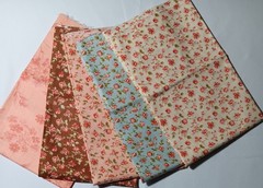 Butterscotch & Rose by Fig Tree for Moda fabric lot 3.25yds + extras OOP HTF