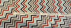 Robert Kaufman REMIX Ann Kelle Fabric Red Blue Black Gray Herringbone BTY 44” W