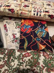 You Select ~ Cotton Christmas fabric by the yard x 45″ ~Makers Holiday, etc