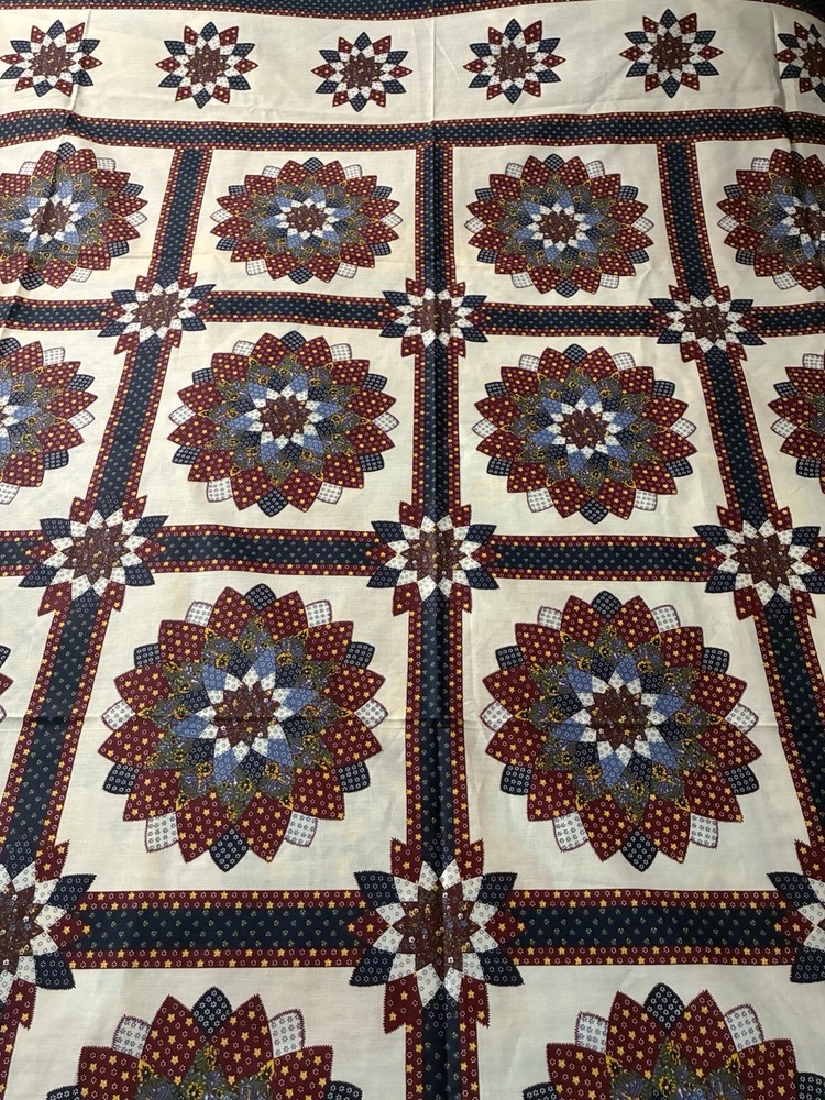 Quilters Cheater Cloth 2+yds Cotton Fabric 74 X90 Wide New Unused