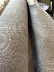 Libeco Belgian Linen Fabric Rolls Dark Grey & Natural Textured 55.12″ Wide