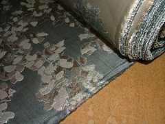 Romo Sakuya Gunmetal Silk Wool Blend Jacquard Curtain Fabric PM