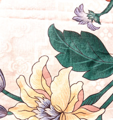 Margin Designs by Stanley King Studio Floral Design Material 2.5 yds x 55 in