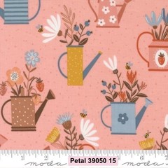 MODA Blossoms and Blooms 100% cotton fabric yard 36×44 bee water can 39050 15