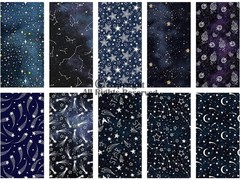 -25 Options- 100% Cotton Quilting Fabric Bundles 10pcs Fat Quarters 18”x21”-M…