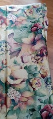 Floral Print House N’ Home Fabrics & Draperies Upholstery 4 +33″ Yds By 57″W New