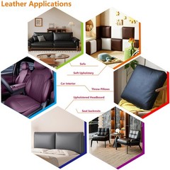 CDY Marine Vinyl Upholstery Fabric: 54″x36″ Soft Grain Faux Leather Durable |…