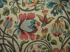 Jacobean Floral Tapestry Fabric Curtain Upholstery Cushion Soft Furnishing