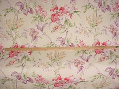 18-1/8Y Kravet Fixture Sand Mint Blush Flowering Branch Print Upholstery Fabric