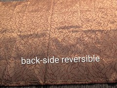 Reversible Leaf-Pattern Fabric | 28″ x 48″ | Fall for Both Sides