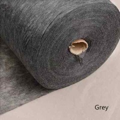 100cm Gray White Black Non-woven Fabric Linings Iron On Sewing Single-sided