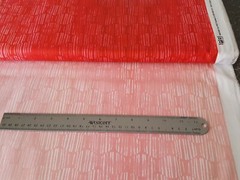 Meridian BTY P&B Textiles Gradient Ombre Striped Dots Pink to Red