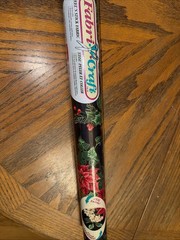 Vtg 90s Rubbermaid Fabri-Craft poinsettia holly berries Peel n Stick 18×45 Roll