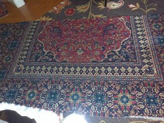 Ralph Lauren POET’S SOCIETY RUG TAPESTRY COTTON FABRIC 113″w X 100″l New