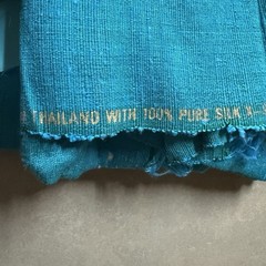Vtg Star of Siam Handwoven Thai Silk Fabric Lot Bombay Bazaar Bangkok 3.3 Sq. Yd