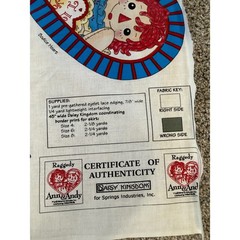 Vintage Daisy Kingdom Raggedy Ann Hearts & Flowers Jumper Bodice Fabric 4385