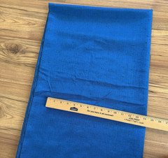 Vintage Blue Slub Apparel Fabric Textured Woven 1 yard + 12″ L x 66″ W