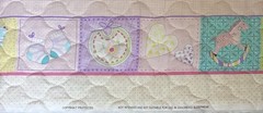VIP Pastel Baby Theme Pre Quilted Panel Quilt or Wall Hanging Nursery