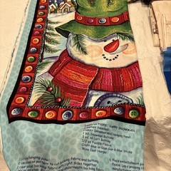 Vintage Fabric Bundle Lot Quilt Upholstery Panel Kids Holidays Silk Mixed 10 lbs