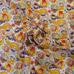Willy Wonka & The Chocolate Factory Packed Winners Camelot 100% Cotton Fabric